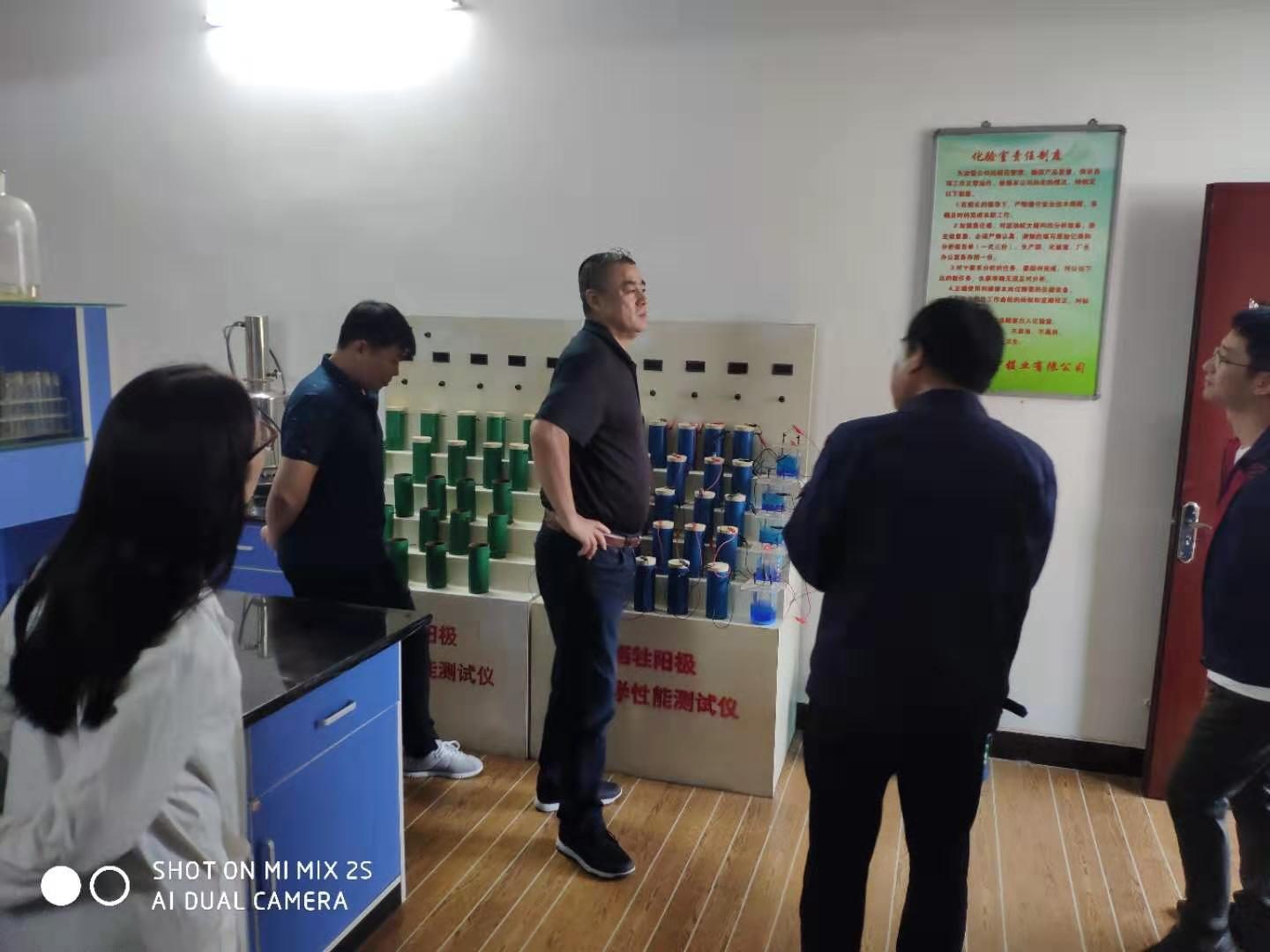 欢迎杨福辰老师、梁久龙老师莅临华宇镁业考察指导 图 2